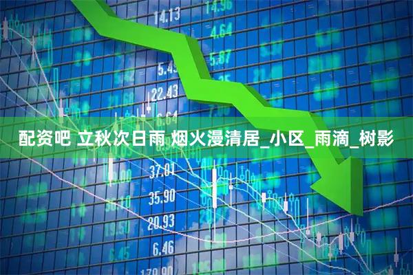 配资吧 立秋次日雨 烟火漫清居_小区_雨滴_树影